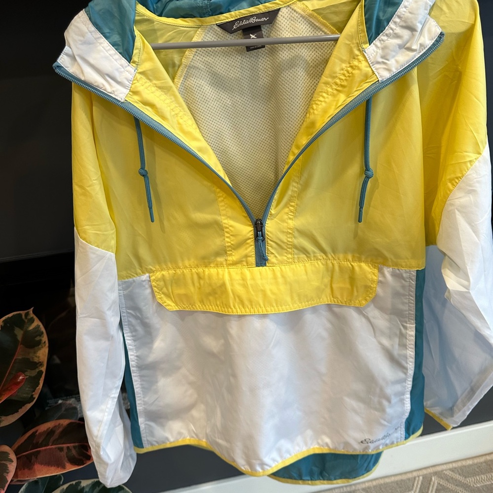 Eddie Bauer Yellow Windbreaker